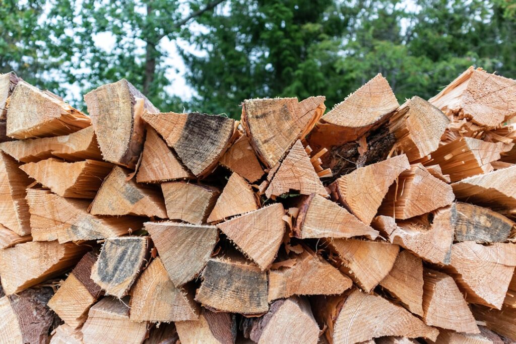 Stack of firewood