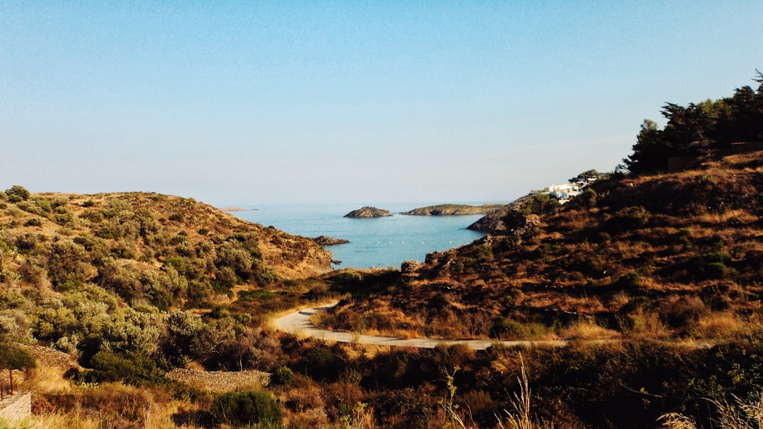 De heuvels van Catalonië bij Barcelona