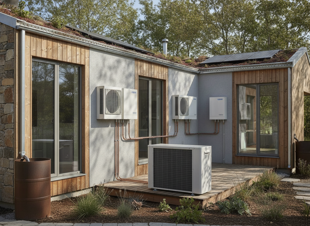 Een multisplit-warmtepomp voor meerdere kleine ruimtes werkt dat goed