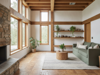 Gezonde binnenafwerkingen in een energiezuinig huis kiezen
