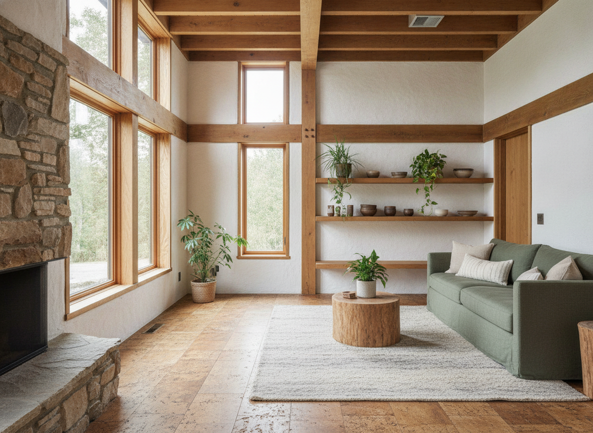 Gezonde binnenafwerkingen in een energiezuinig huis kiezen