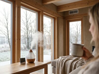 Waarom de lucht binnen ’s winters zo droog wordt in een luchtdicht huis